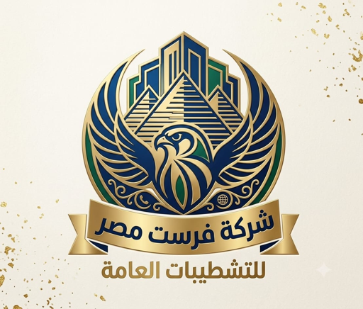 لوجو شركة فرست مصر للتشطيبات العامة